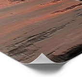 Abstrakter Sonnenuntergang Poster (Ecke)