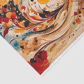 Abstrakter Sonnenuntergang Seidenpapier (Ausschnitt)