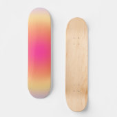 Abstrakter Sonnenuntergang Skateboard (Vorderseite)
