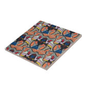 Abstrakter spanischer Stil Fliese (Seite)