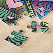 Abstrakter Spaß Bright Original Art Jigsaw P Puzzle (Seite)