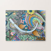 Abstrakter Spaß Bright Original Art Jigsaw P Puzzle (Horizontal)