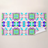 Abstrakter Spaß. Farbformate pattern.abs Badehandtuch (Badehandtuch)