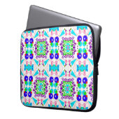 Abstrakter Spaß. Farbformate pattern.abs Laptopschutzhülle (Vorderseite Links)