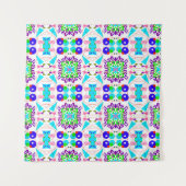 Abstrakter Spaß. Farbformate pattern.abs Wandteppich (Vorderseite (Horizontal))