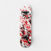 Abstrakter Splash und Tropfen Skateboard (Vorderseite)
