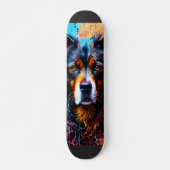 Abstrakter Splint Skateboard (Vorne)