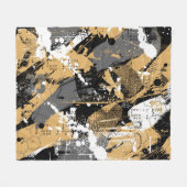 Abstrakter Sport, Graffiti-Stil Fleecedecke (Vorderseite (Horizontal))