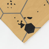 Abstrakter Sport, Graffiti-Stil Fleecedecke (Ecke)