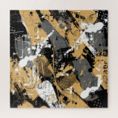 Abstrakter Sport, Graffiti-Stil Puzzle (Horizontal)