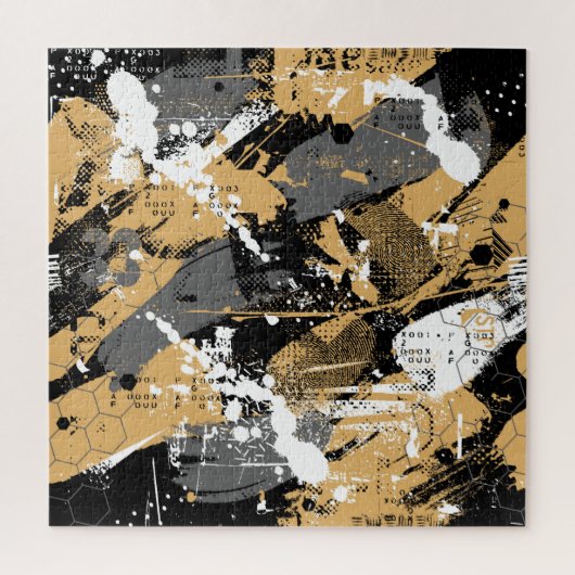 Abstrakter Sport, Graffiti-Stil Puzzle (Vertikal)