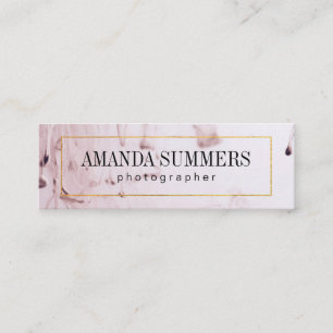 Abstrakter Spritzer   Fotografie Mini Visitenkarte