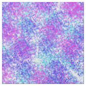 Abstrakter Spritzer in Rosa, Blau und Aqua Stoff (Nahaufnahme)