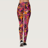 Abstrakter Spritzer Leggings (Rückseite)