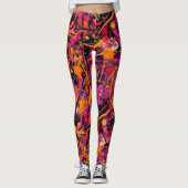 Abstrakter Spritzer Leggings (Vorderseite)
