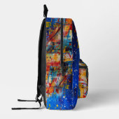 Abstrakter Spritzer Paint Bedruckter Rucksack (Links)