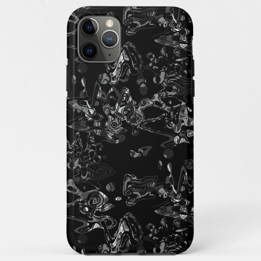 Abstrakter Spritzer Pinsel modern im Designstil Case-Mate iPhone Hülle (Rückseite)