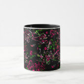 Abstrakter Spritzer Pinsel modern im Designstil Tasse (Zentrum)