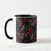 Abstrakter Spritzer Pinsel modern im Designstil Tasse (Links)