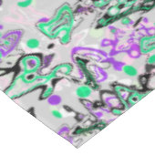 Abstrakter Spritzer Pinsel modern im Designstil Tischdecke (Schrägansicht)