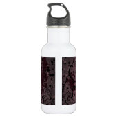 Abstrakter Spritzer Rosa Art Edelstahlflasche (Rückseite)
