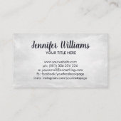 Abstrakter Spritzer Visitenkarte (Rückseite)