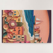 Abstrakter Stadtkern Puzzle (Horizontal)
