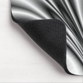 Abstrakter Stahl bewegt metallischen Blick Mousepad (Ecke)