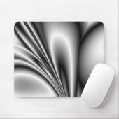 Abstrakter Stahl bewegt metallischen Blick Mousepad (Mit Mouse)