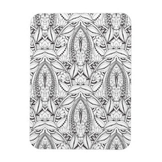 Abstrakter Stammdoodle Magnet