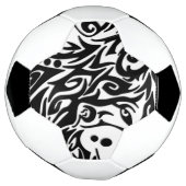 Abstrakter Stammeswolf Fußball (Gedreht)