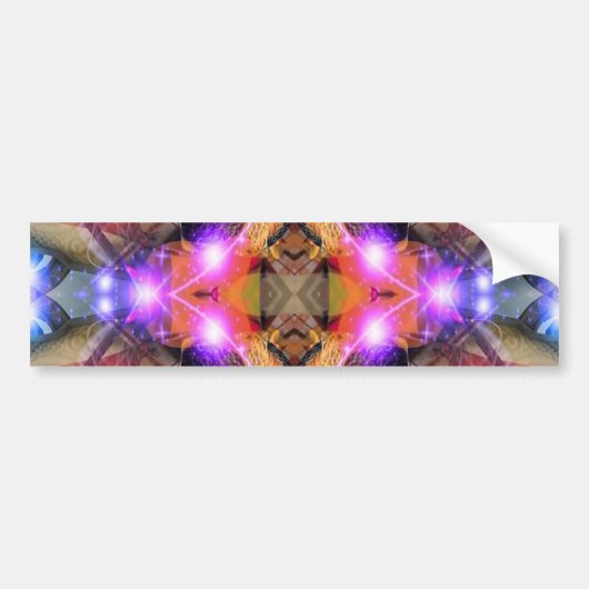 Abstrakter Star Autoaufkleber (Vorne)