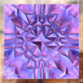 Abstrakter Star Fensteraufkleber (Blatt 2)