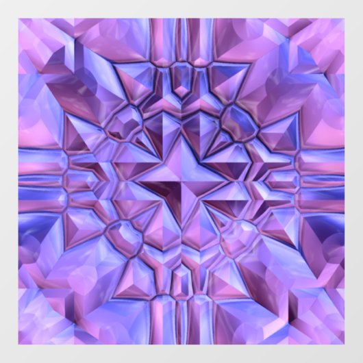 Abstrakter Star Fensteraufkleber (Blatt)