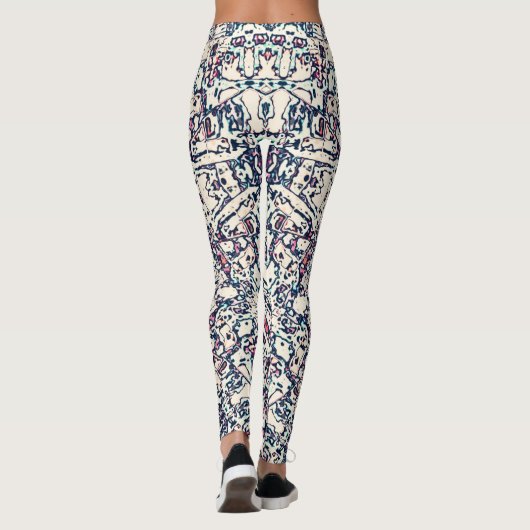 Abstrakter Star Leggings (Rückseite)