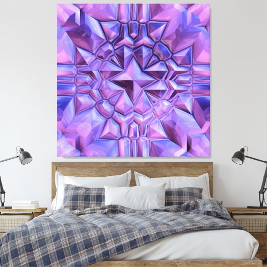 Abstrakter Star Leinwanddruck (Insitu (Schlafzimmer))