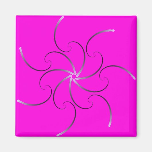 Abstrakter Star Magnet (Vorne)