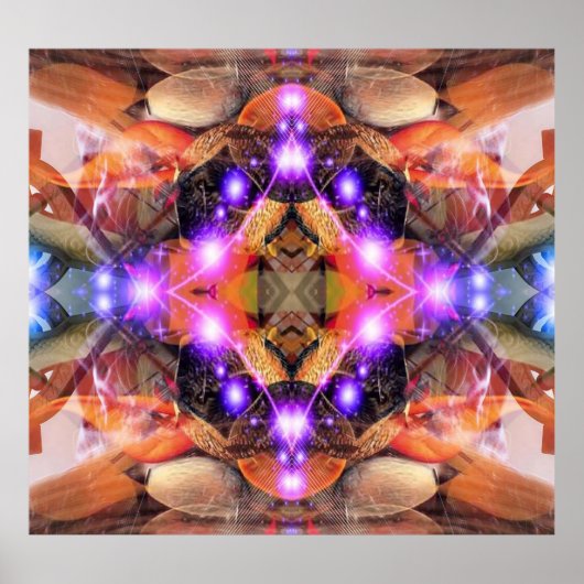 Abstrakter Star Poster (Vorne)