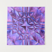 Abstrakter Star Wandteppich (Vorderseite)