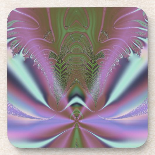 Abstrakter Start der Space Shuttle Getränkeuntersetzer (Vorderseite)