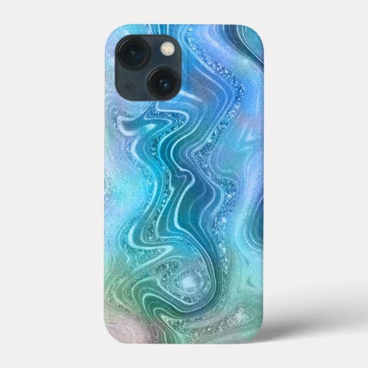 Abstrakter Stein aus flüssigem Marmor Textur Hinte Case-Mate iPhone Hülle (Rückseite)