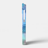 Abstrakter Stein aus flüssigem Marmor Textur Hinte Case-Mate iPhone Hülle (Rückseite / Links)