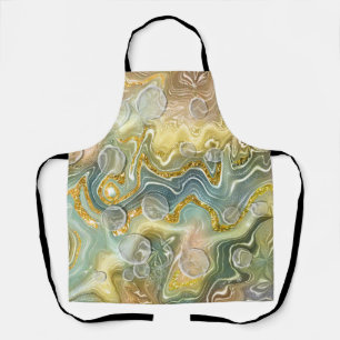 Abstrakter Stein aus flüssigem Marmor Textur Hinte Schürze