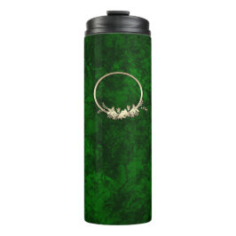 Abstrakter Stein Marmor strukturiert dunkelkontras Thermosbecher