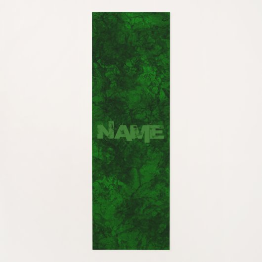 Abstrakter Stein Marmor strukturiert dunkelkontras Yogamatte (Vorderseite)