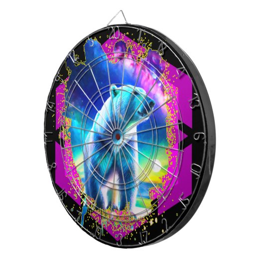 Abstrakter Stellar-Bär Dartscheibe (Vorderseite rechts)