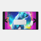 Abstrakter Stellar-Bär Schreibtischunterlage (Tastatur & Maus)