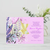 Abstrakter Stern-jüdisches Baby, das Einladung (Stehend Vorderseite)