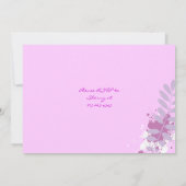 Abstrakter Stern-jüdisches Baby, das Einladung (Rückseite)