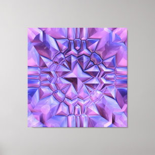 Abstrakter Stern Leinwanddruck